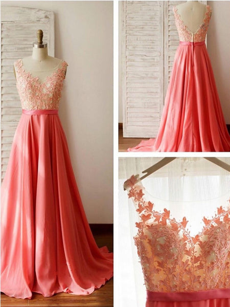 coral peach bridesmaid dresses